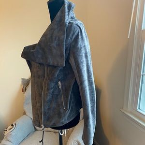 Anthropologie BlankNYC gray Moto jacket